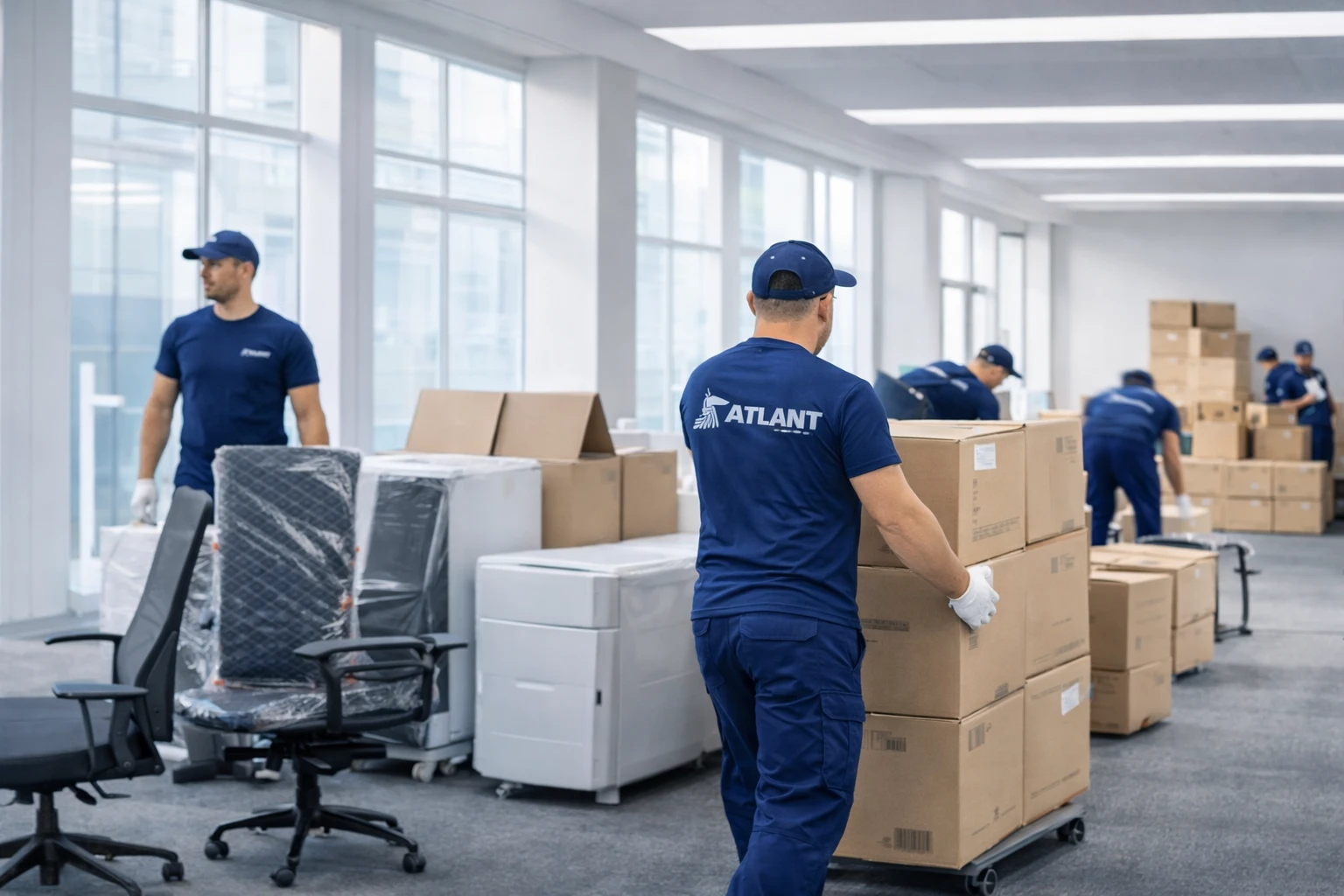 Офісний переїзд для ІТ компанії - ATLANT